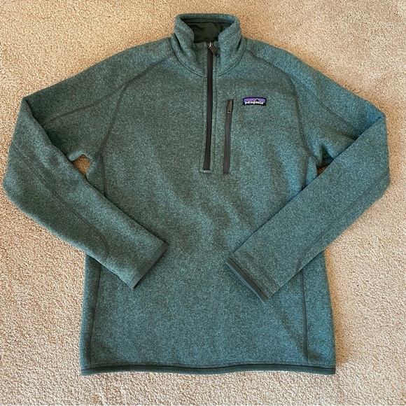 Patagonia Other - Patagonia Men’s Better Sweater 1/4 Zip Fleece Pullover Green